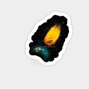 pixelated armageddon Sticker